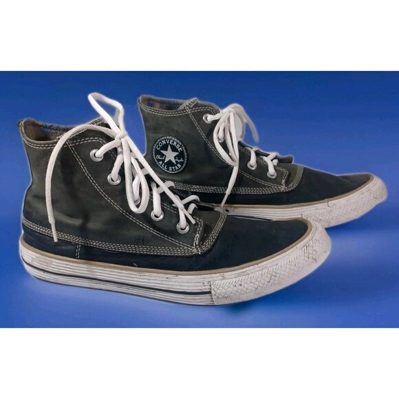 RARE🔥 Converse City Hiker Rain Duck Boot Black Leather Canvas Sz 10 Men's Shoes - Picture 1 of 11